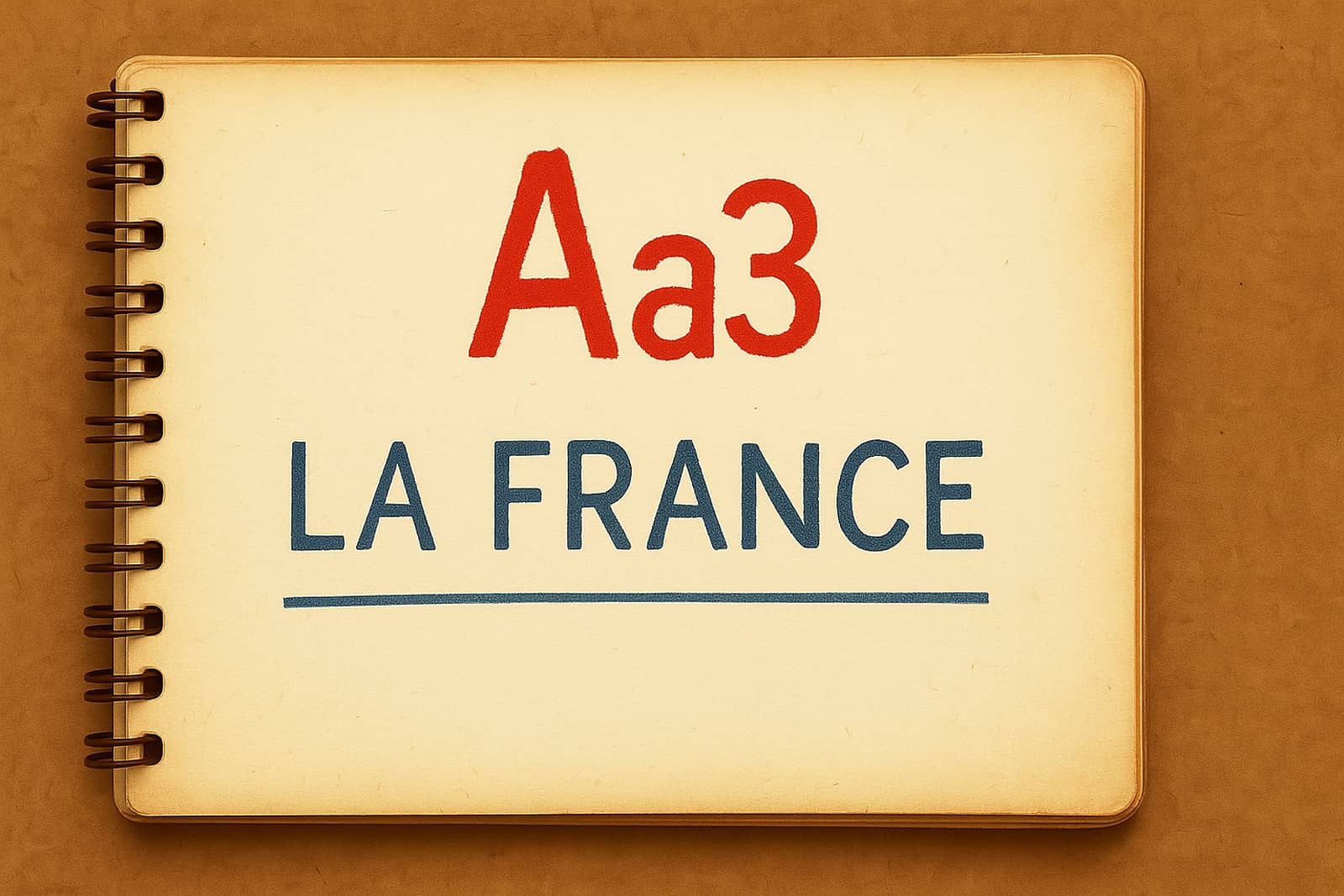 Note de crédit de la France Aa3 de Moody’s sur un carnet vieillot (Crédit : dessin Alex.I)