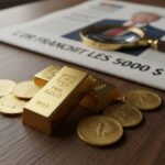 Lingots et pièces d’or sur les annonces de Trump (Crédit Alex.I)