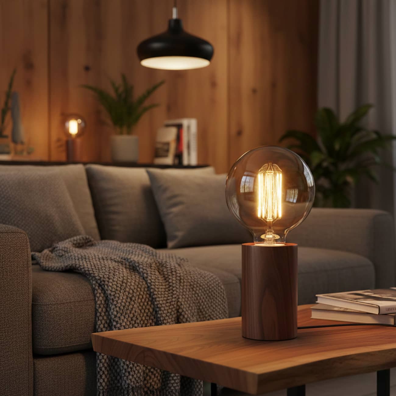 Éclairage dans une ambiance cosy d’intérieur (Crédit Alex.I)