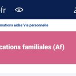 La page des allocations familiales (Crédit : capture CAF)