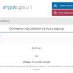Page de connexion du site des impôts (Crédit : capture site impôts.gouv.fr)