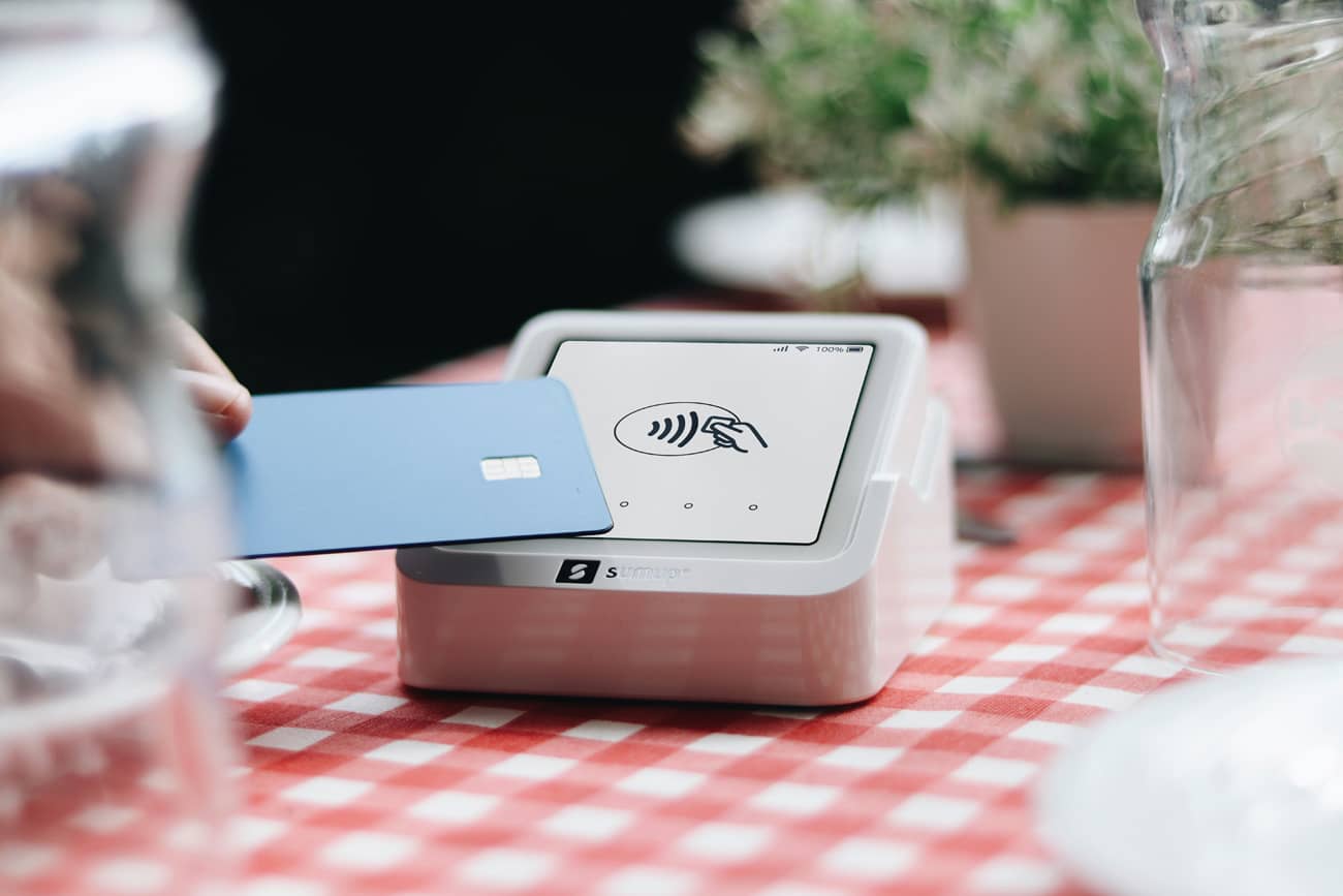 Terminal de paiement électronique Sumup (Crédit : Presse Sumup)
